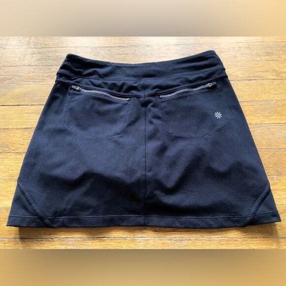 ATHLETA Black Stretch Knit Skort sz Small - Picture 10 of 11
